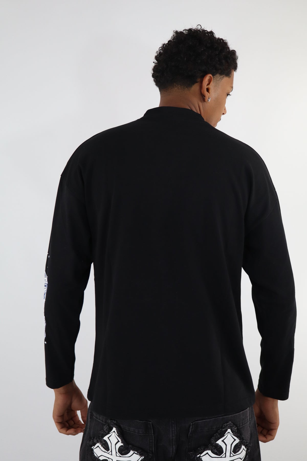 MAGLIA LONG SLEEVE NERO