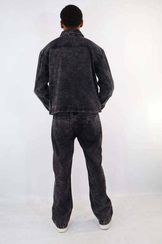 COORDINATO JEANS FLARE GLITTER