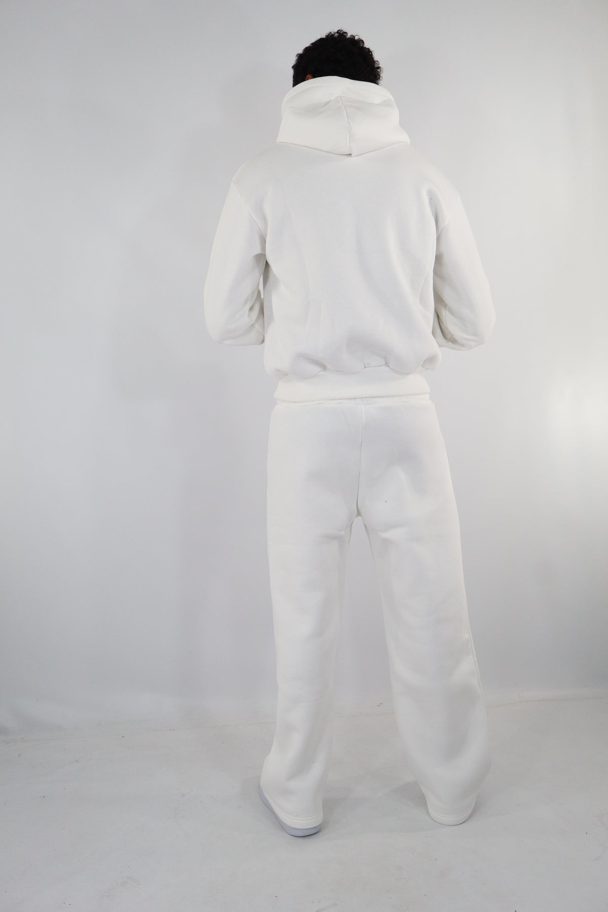 COORDINATO TUTA BAGGY BIANCO