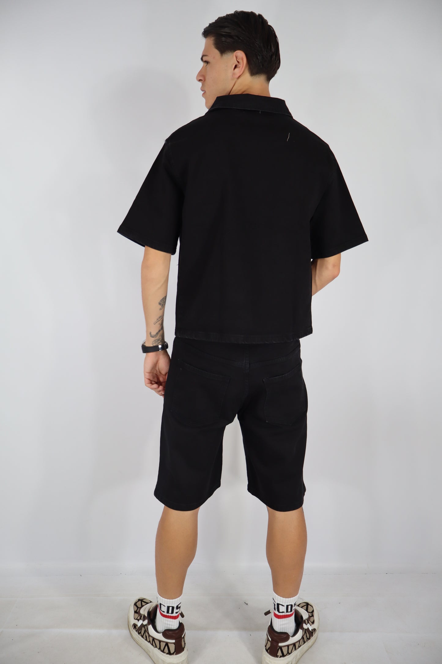 COORDINATO NERO CROCI