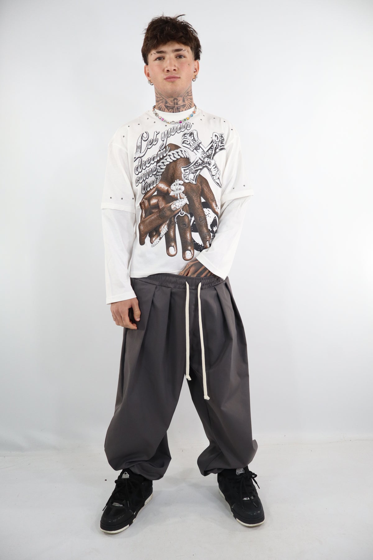 PANTA BAGGY GRIGI