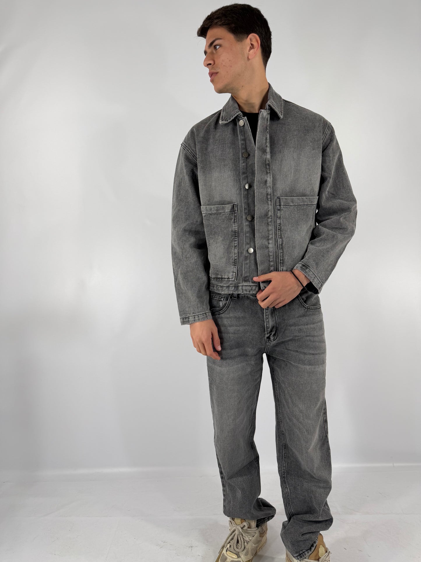 COORDINATO JEANS GRIGIO (coll. primavera)