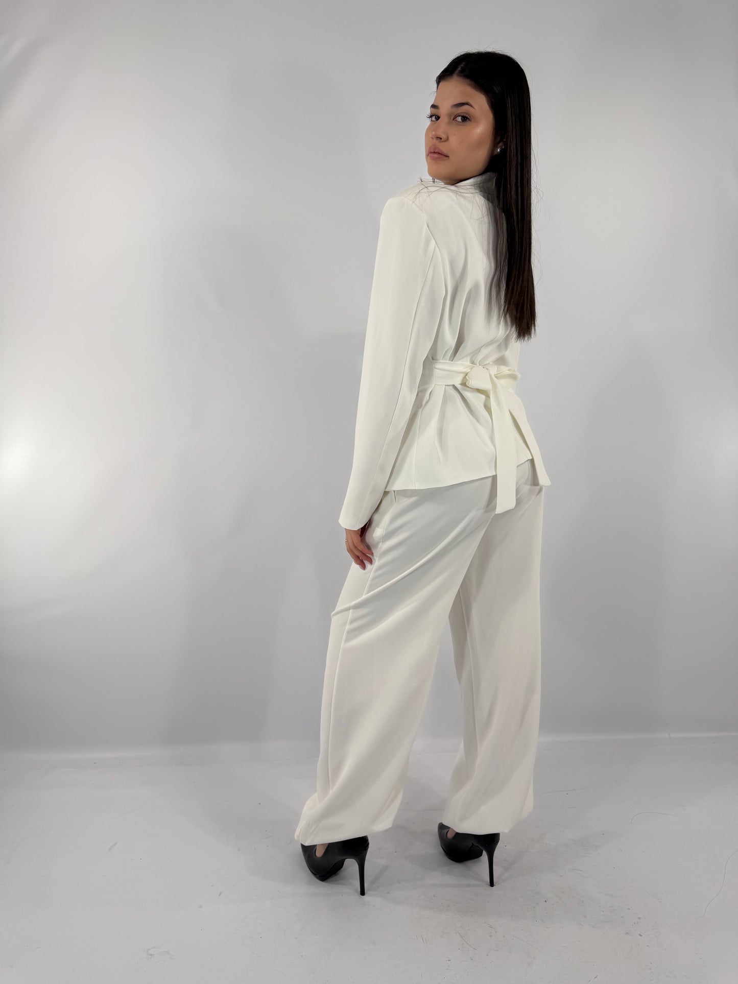 COMPLETO BLAZER-BIANCO