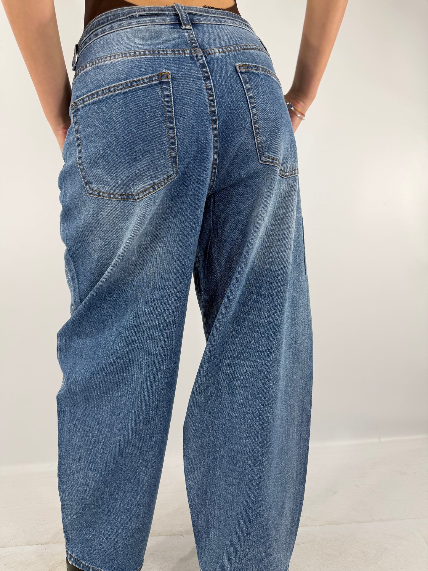 JEANS LACCIO BRILLANTINI