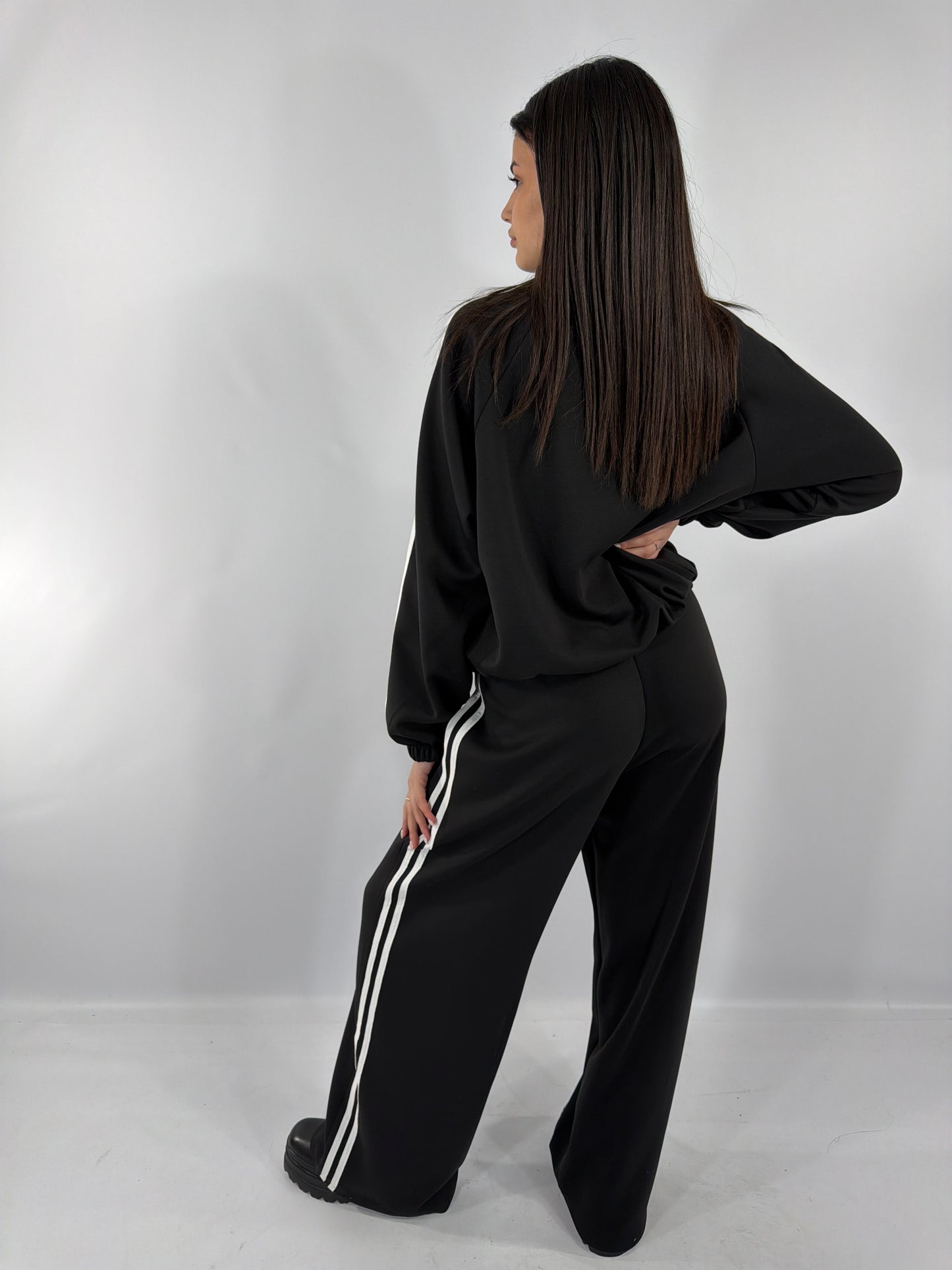 COORDINATO TUTA ACETATO-BLACK