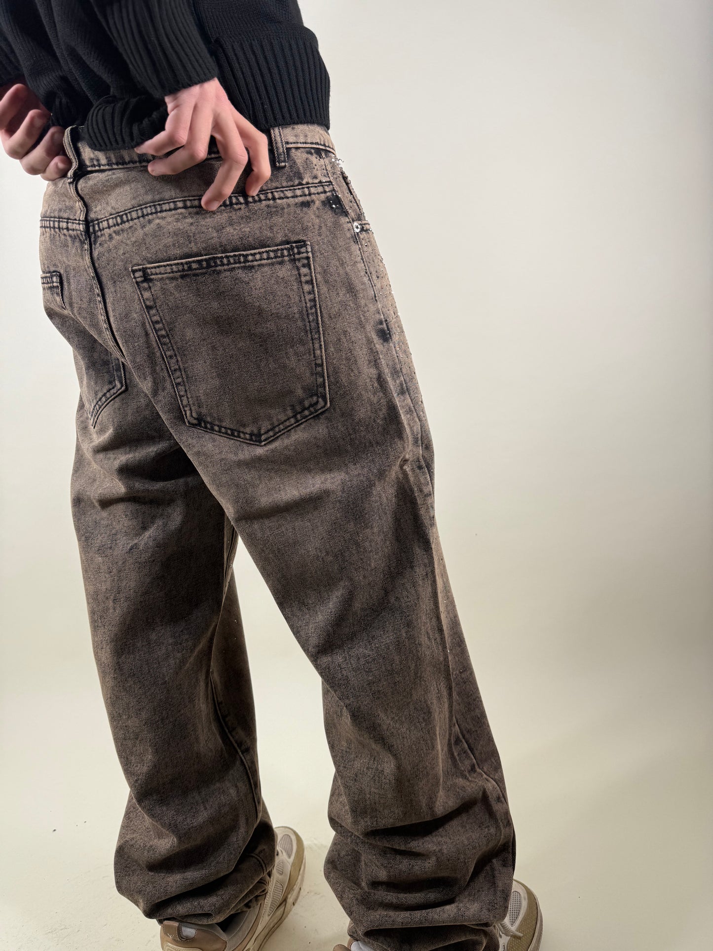 JEANS VINTAGE BRILLANTINI