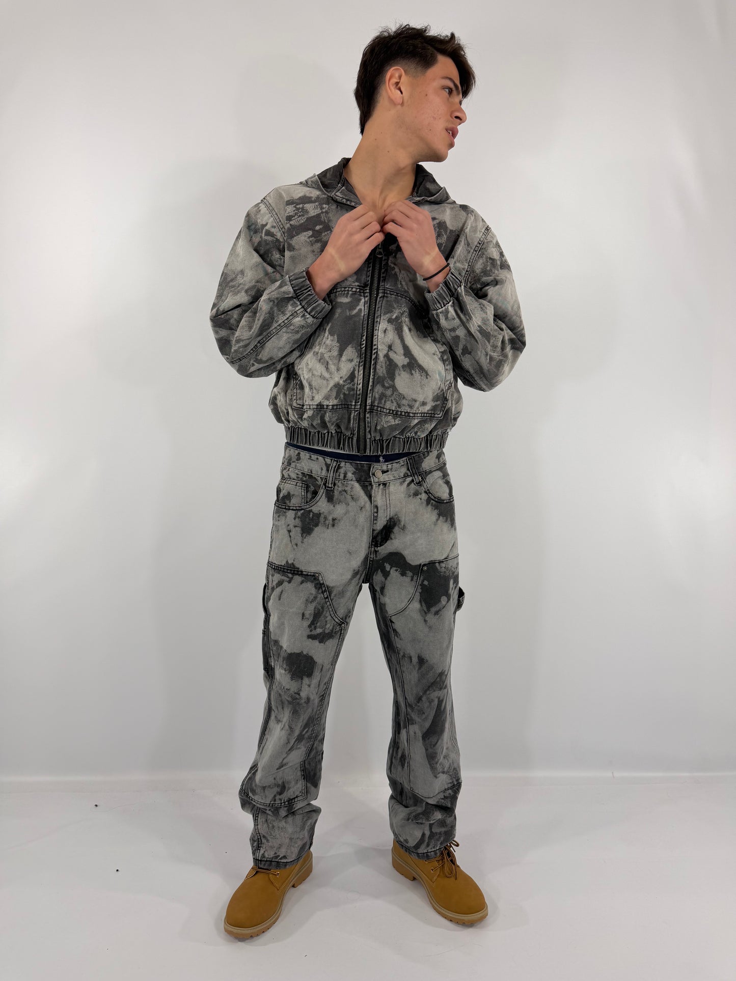 CORDINATO JEANS CAMO