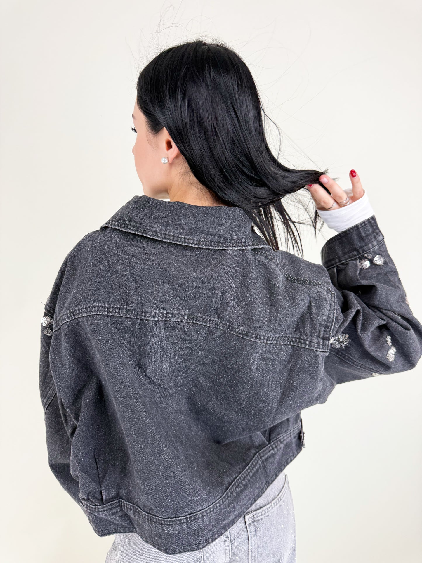GIUBBINO DIAMOND DENIM