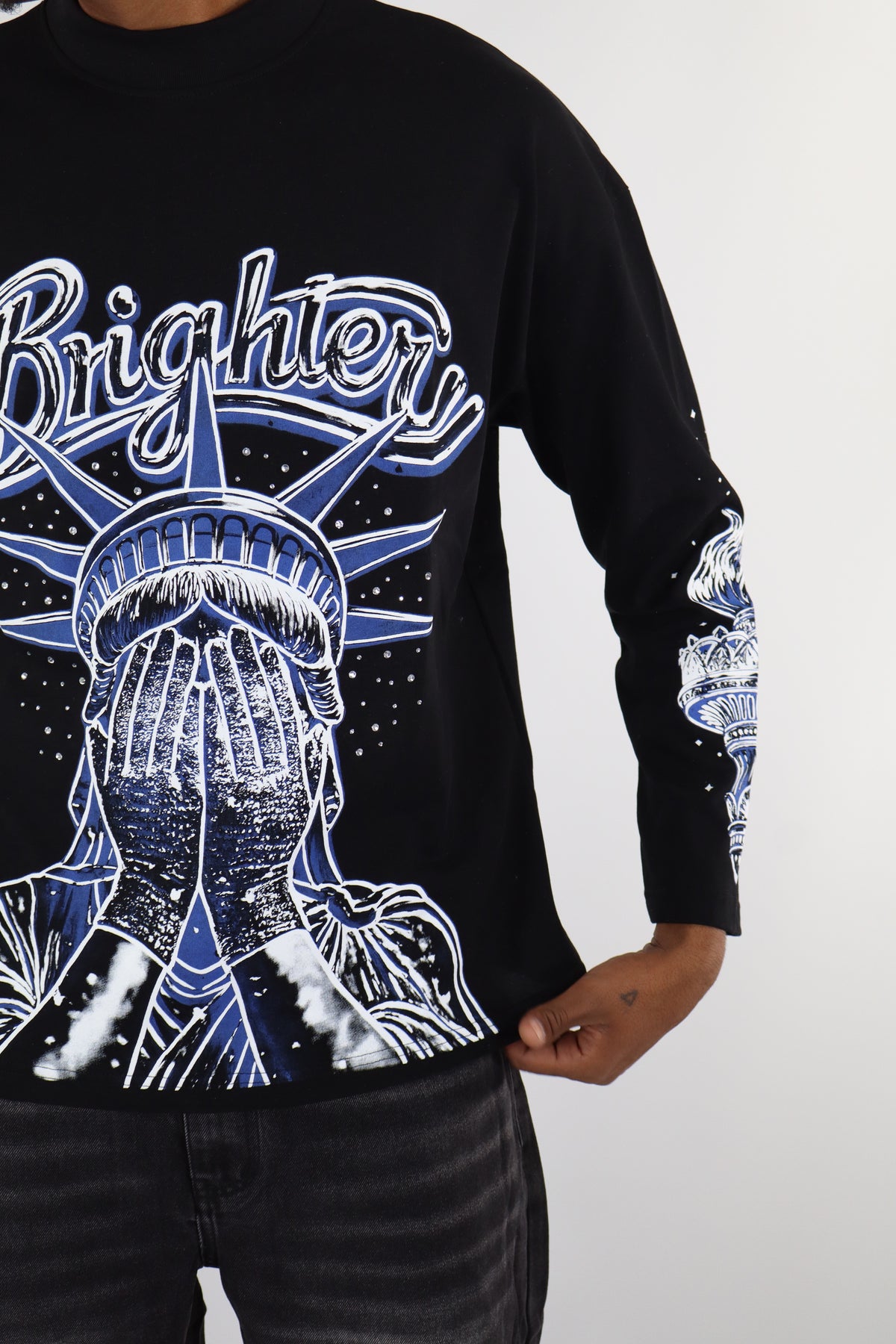 MAGLIA LONG SLEEVE NERO