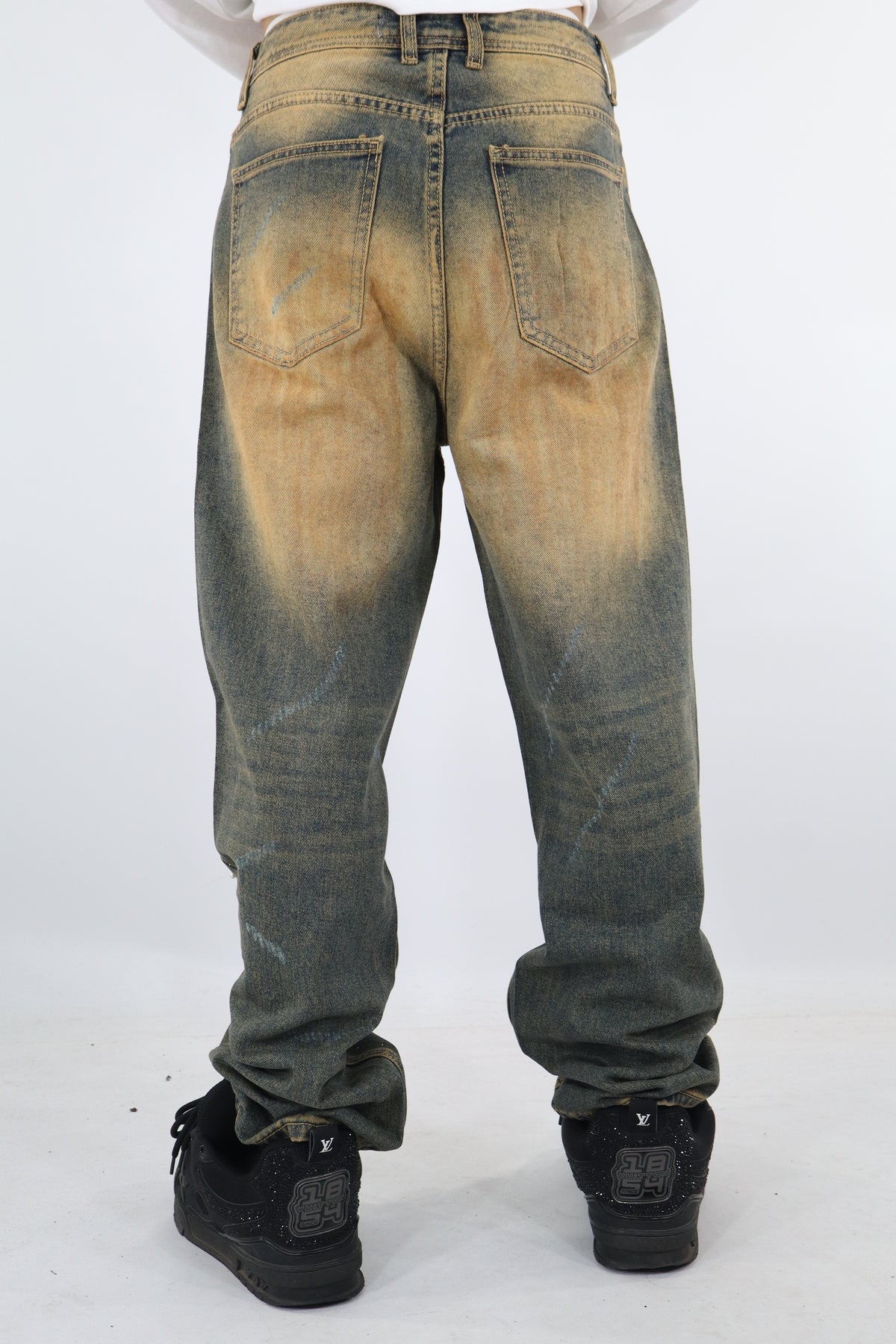 JEANS VINTAGE BRILLANTINI