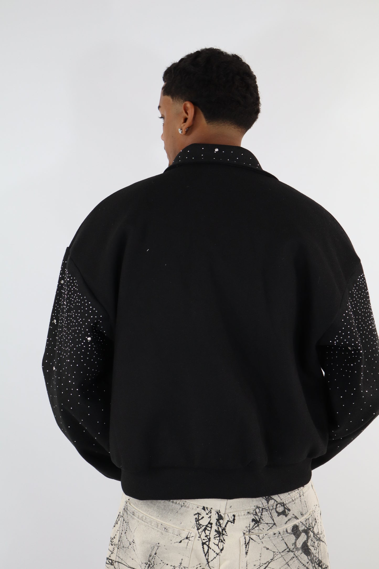 GIUBBINO NERO STRASS