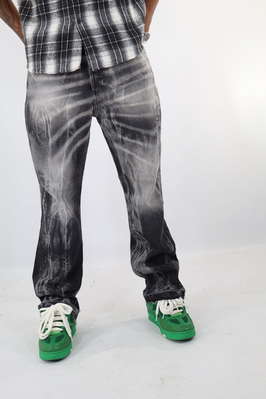 JEANS FLARE GRIGI