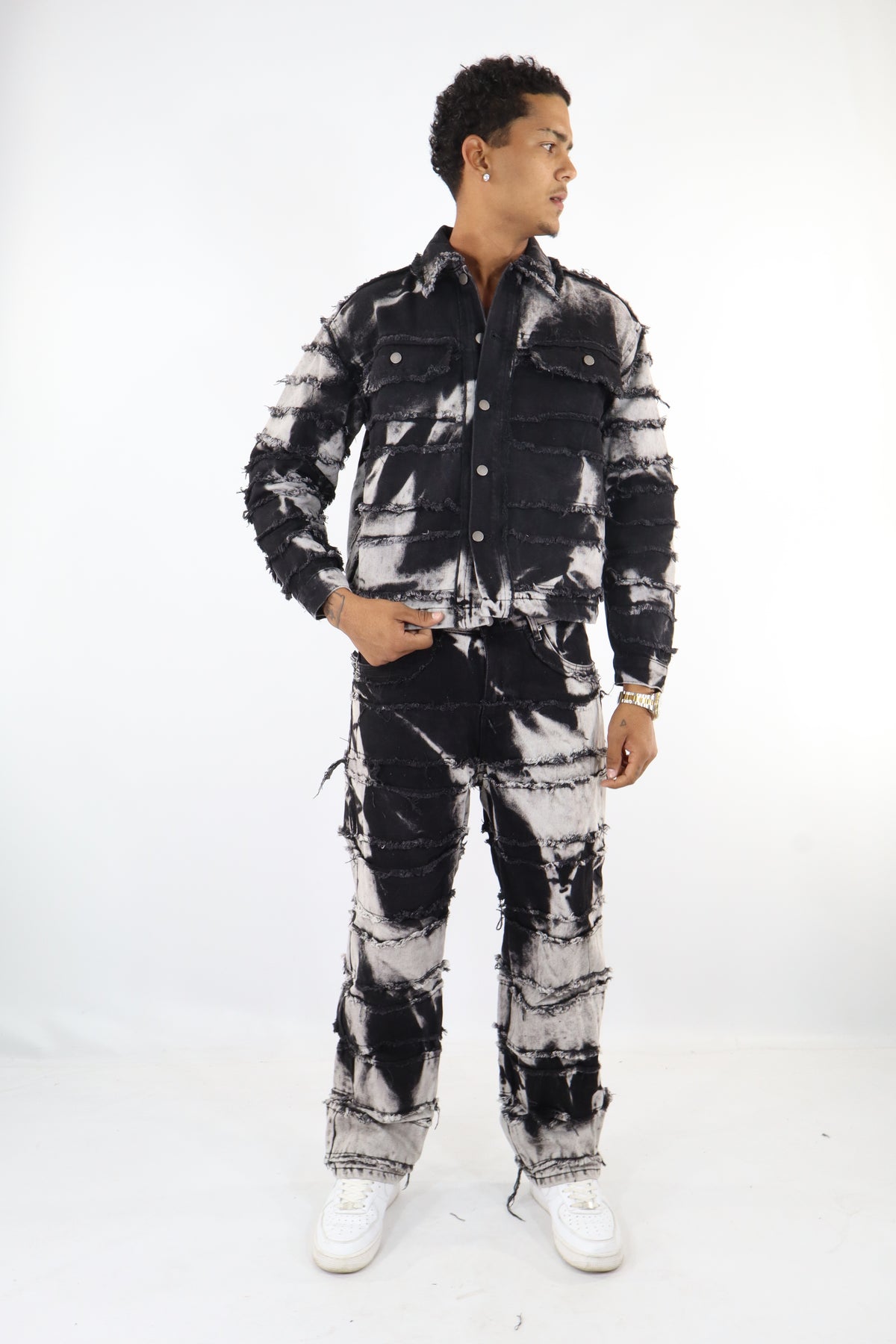 COORDINATO JEANS SFRANGIATO