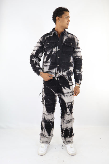 COORDINATO JEANS SFRANGIATO