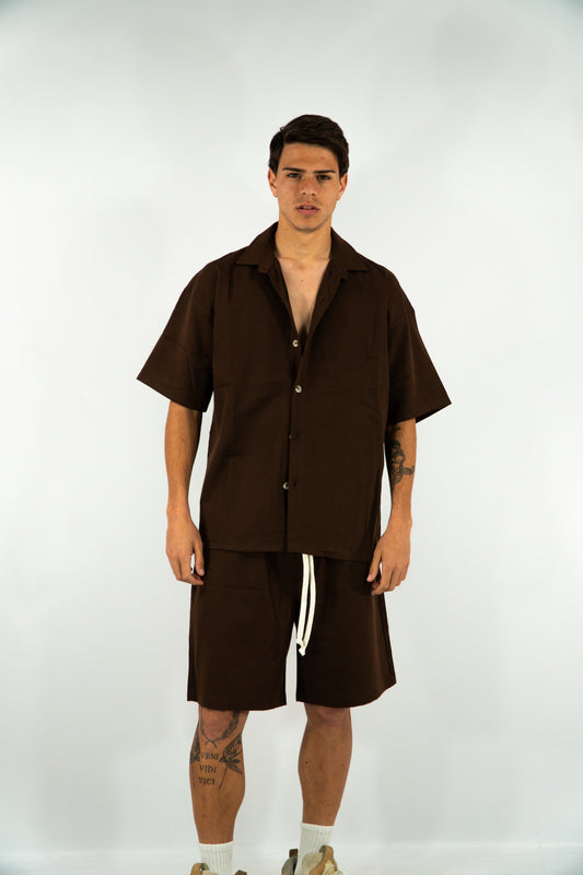 COORDINATO LEGGERO MARRONE