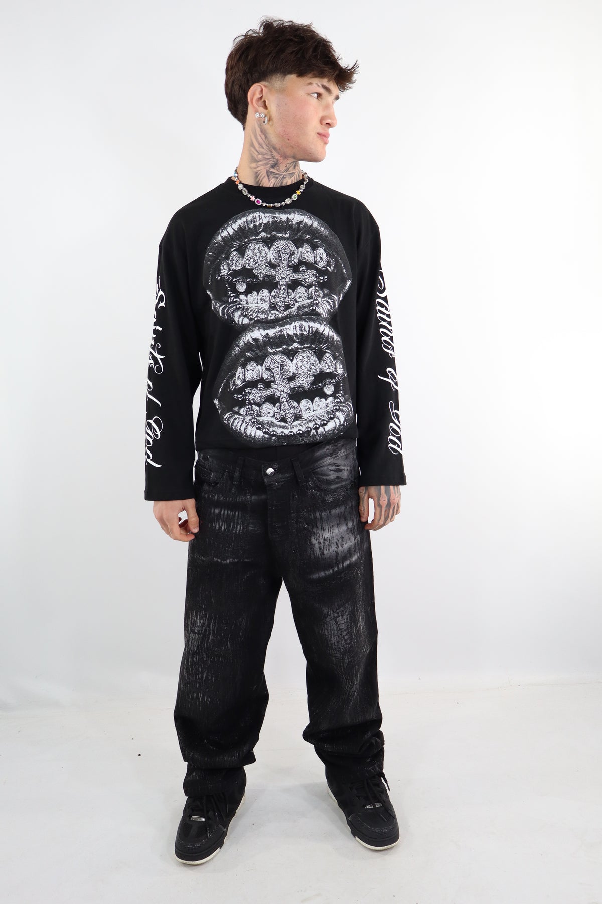 MAGLIA LONG SLEEVE BOCCA NERA