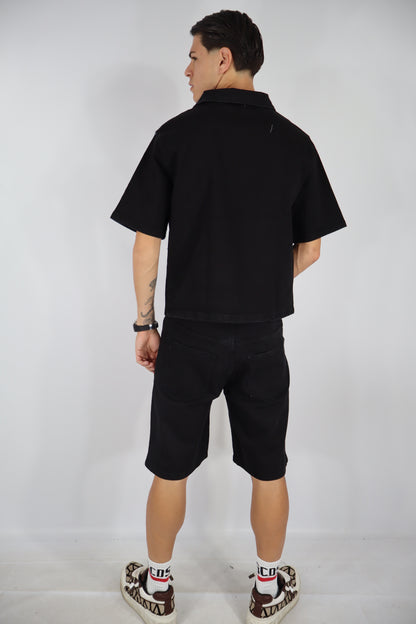 COORDINATO NERO CROCI