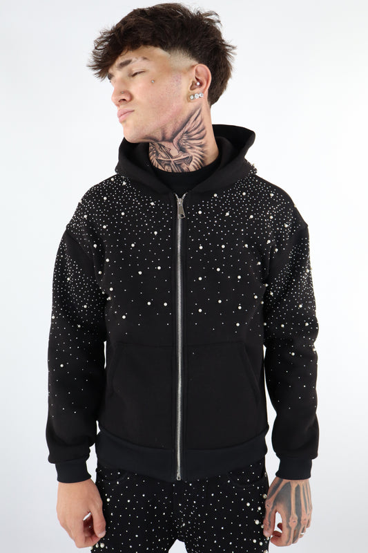 FELPA GLITTER ZIP