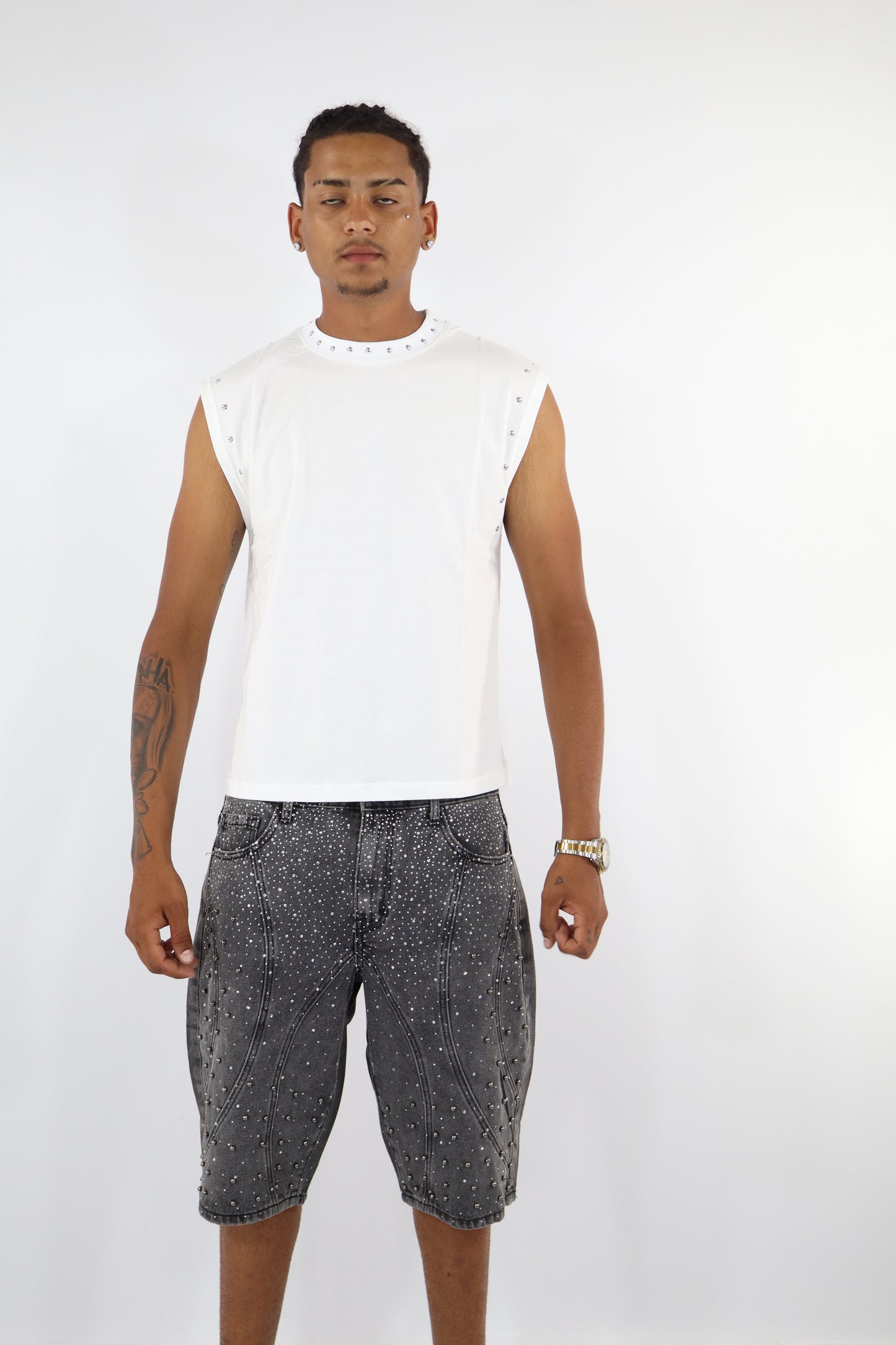 BERMUDA JEANS BRILLANTINI