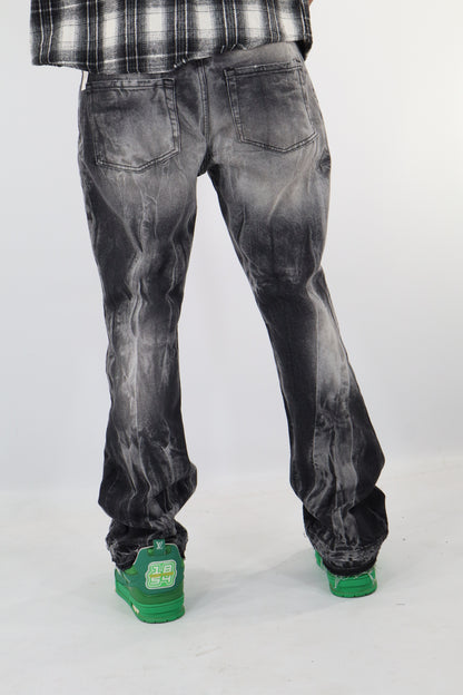 JEANS FLARE GRIGI