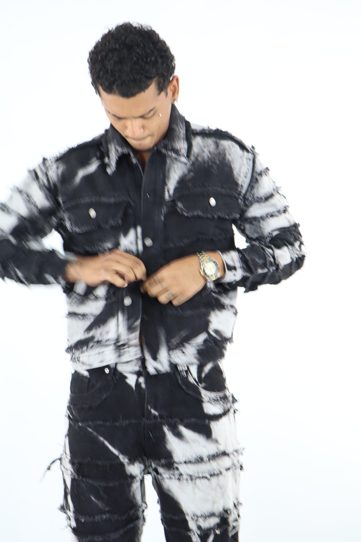 COORDINATO JEANS SFRANGIATO