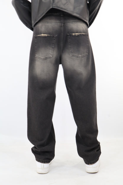 JEANS BAGGY STAMPA