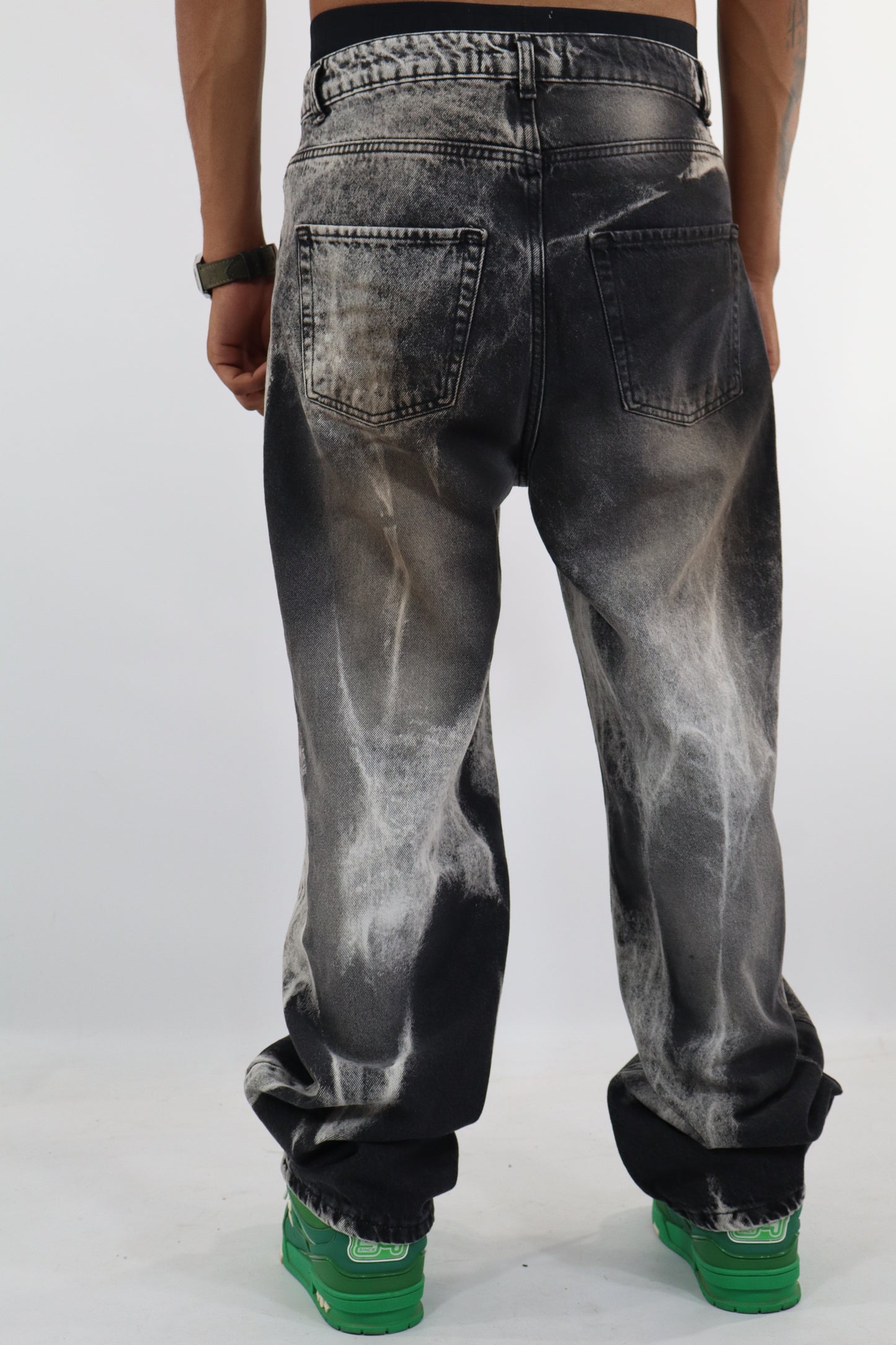 JEANS BAGGY SFUMATI