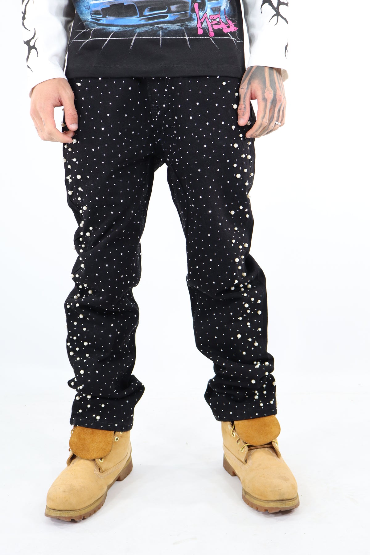 JEANS PERLE FLARE