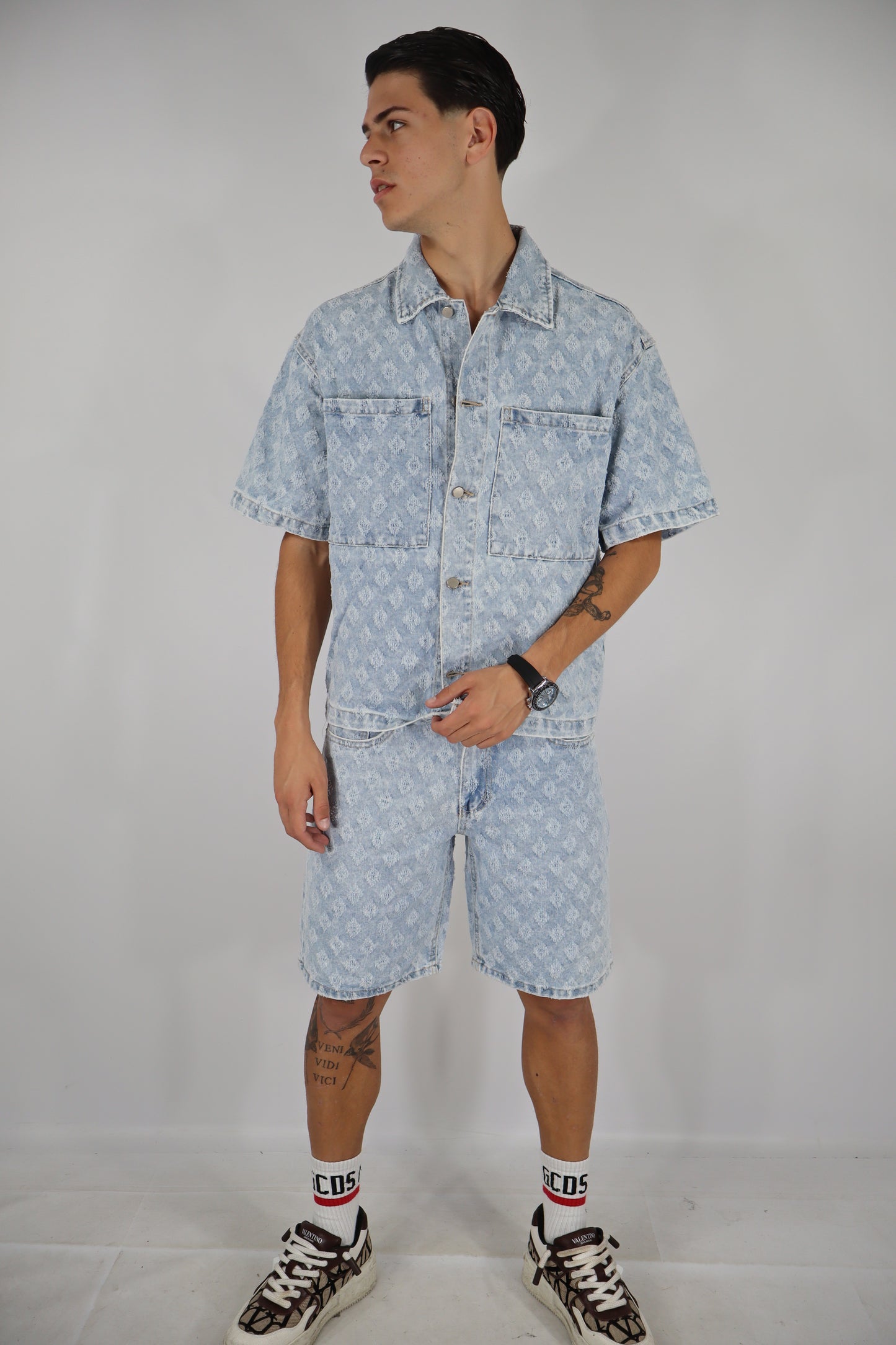COORDINATO JEANS CHIARO