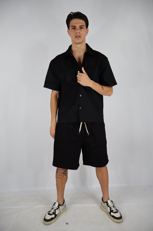 COORDINATO ELEGANTE NERO