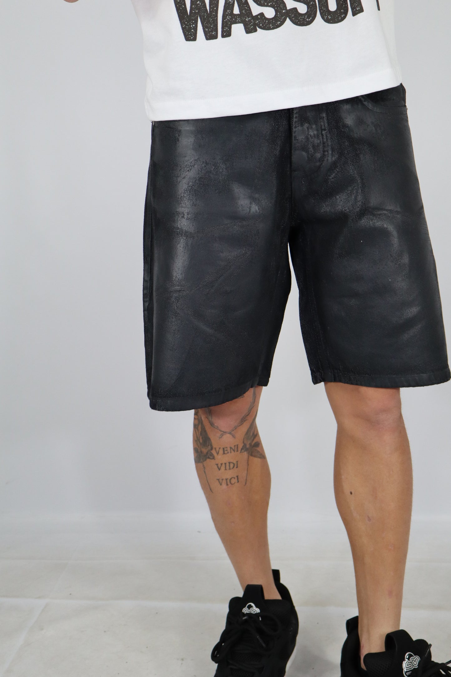 BERMUDA JEANS SPALMATI