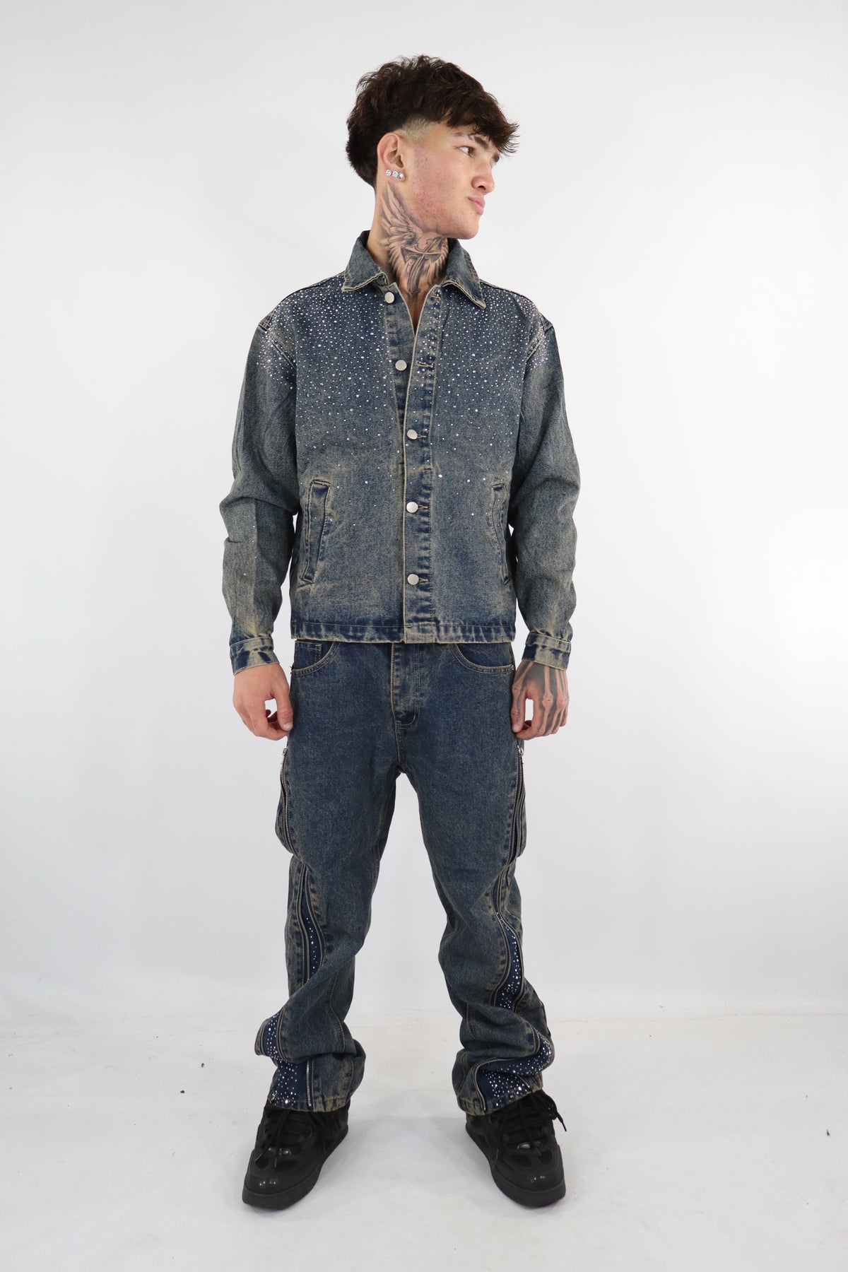COORDINATO JEANS ZIP
