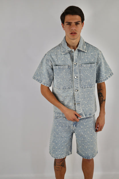 COORDINATO JEANS CHIARO