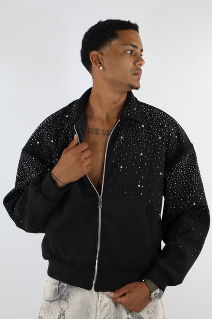 GIUBBINO NERO STRASS
