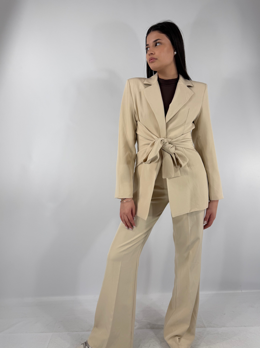 COORDINATO BLAZER - BEIGE