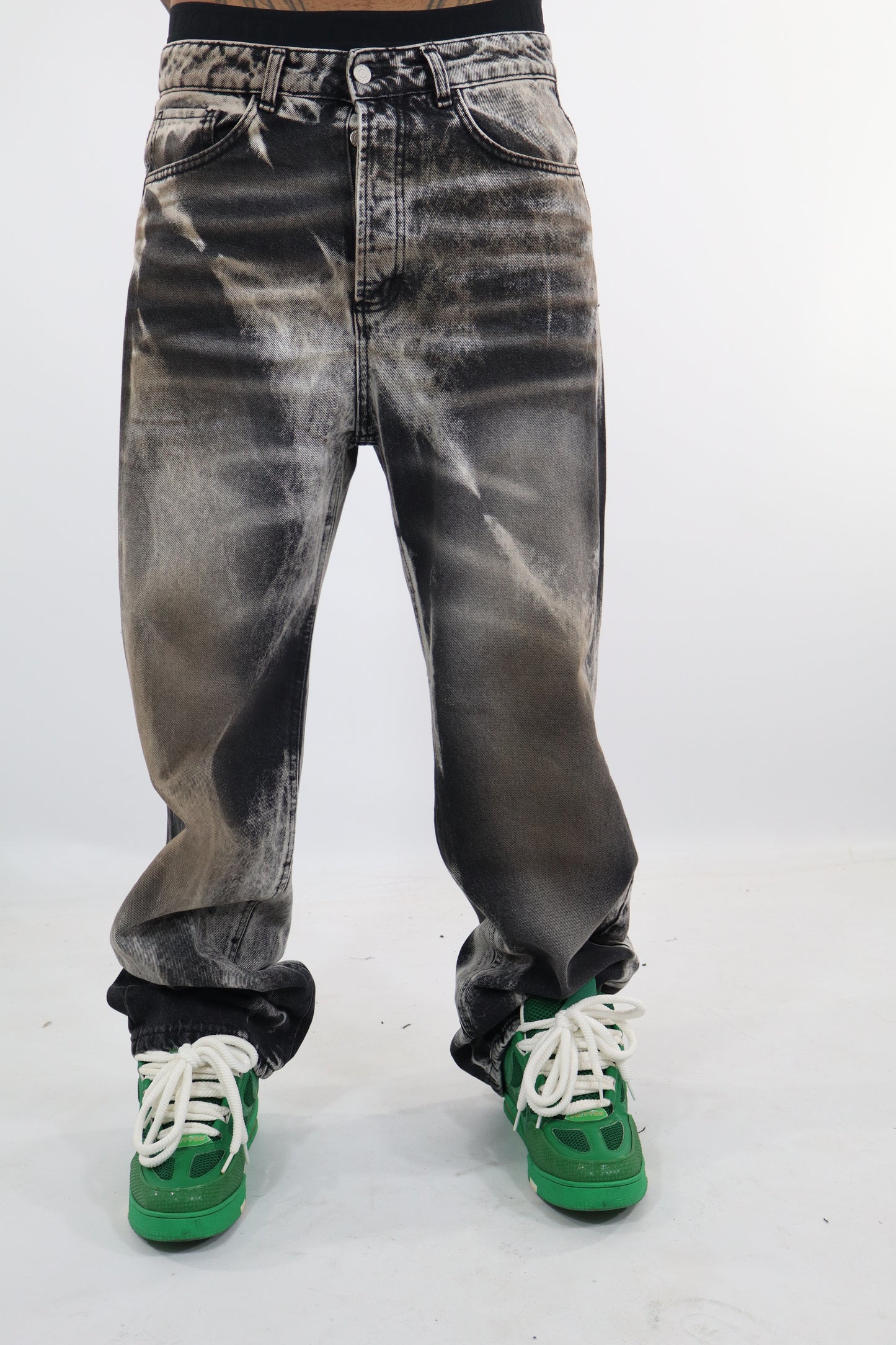 JEANS BAGGY SFUMATI