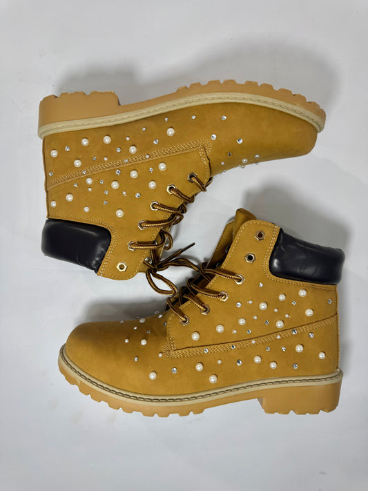 BOOTS PERLE - CHIARO