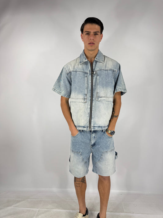 COORDINATO JEANS CHIARO