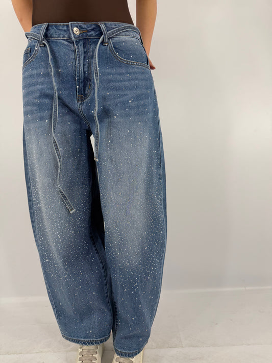 JEANS LACCIO BRILLANTINI