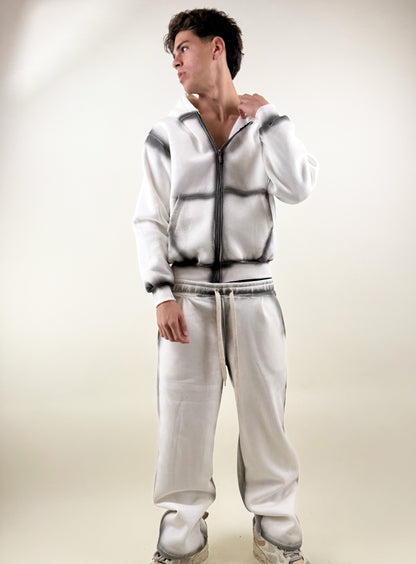 COORDINATO TUTA SFUMATO - BIANCO