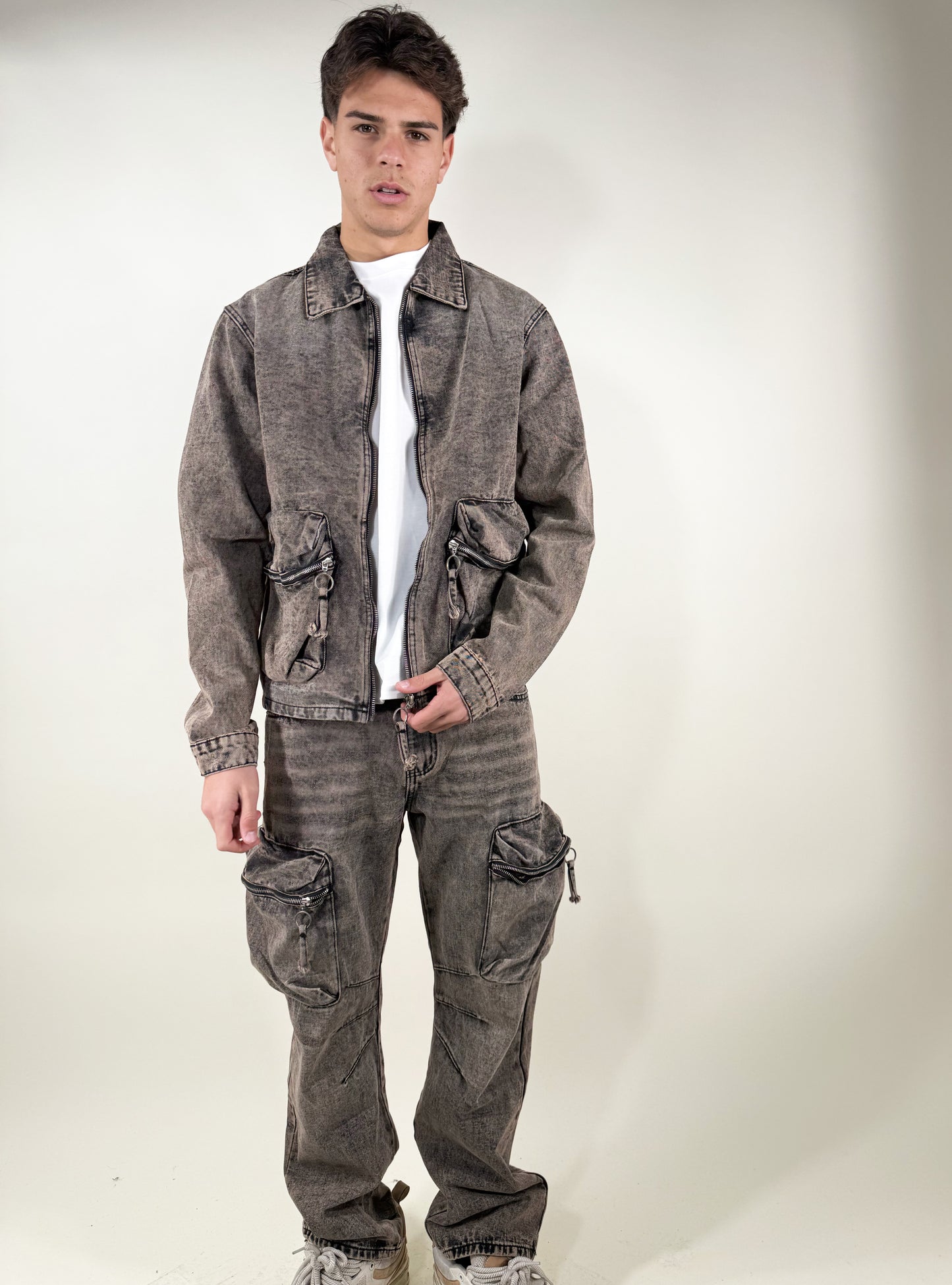 COORDINATO  JEANS SABBIA