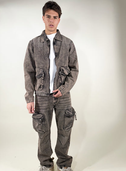 COORDINATO  JEANS SABBIA