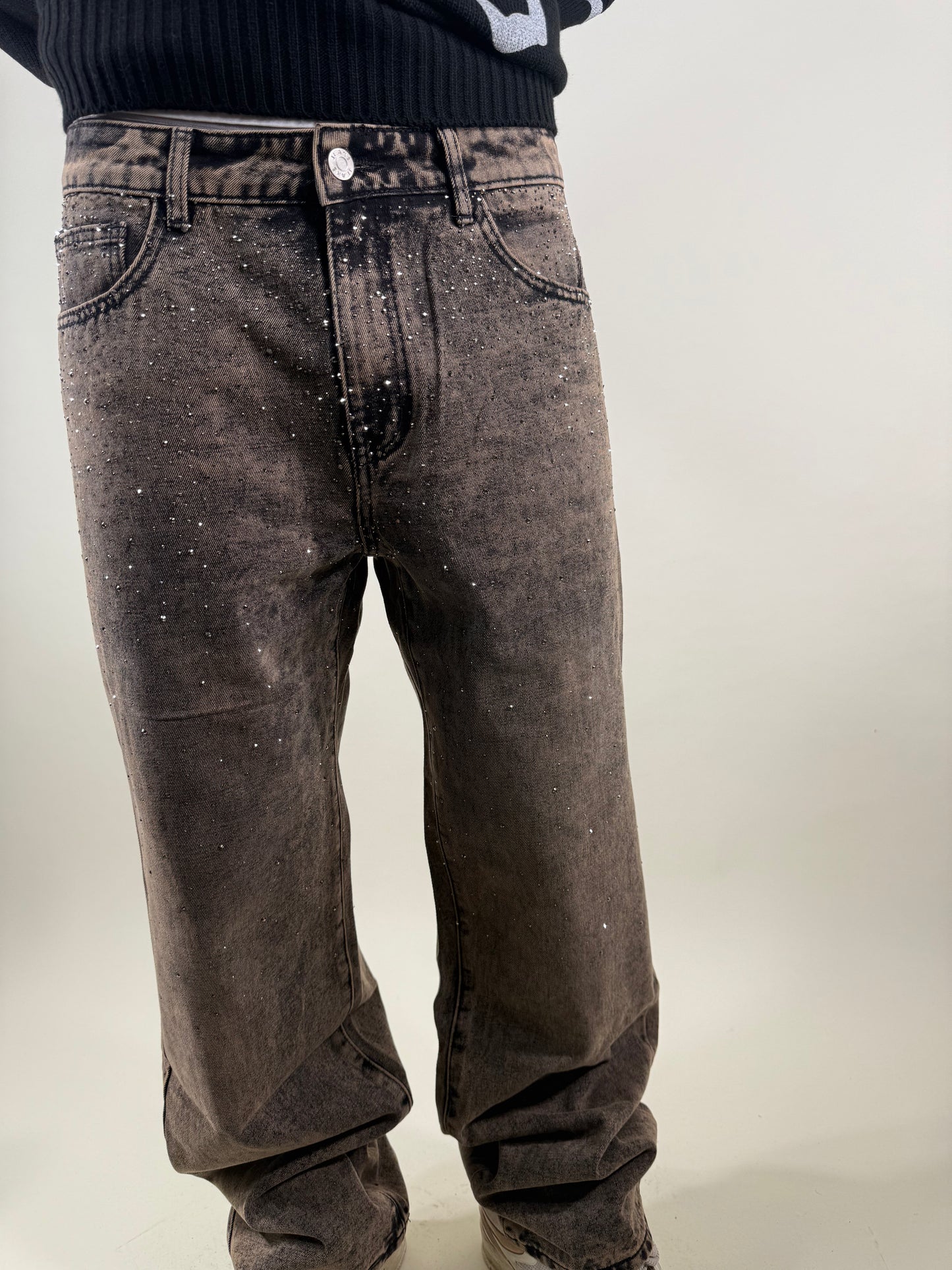 JEANS VINTAGE BRILLANTINI