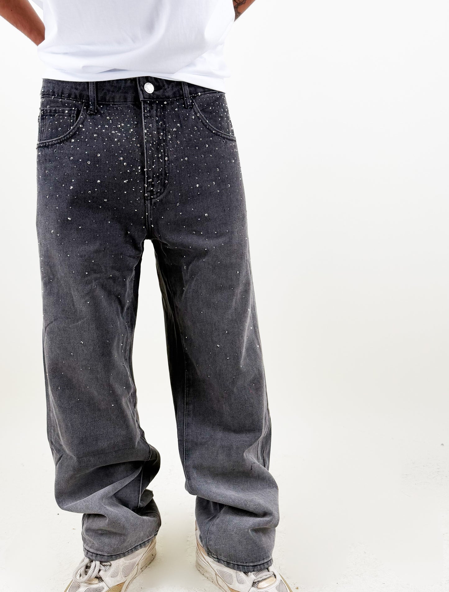 JEANS SFUMATO BRILLANTINI