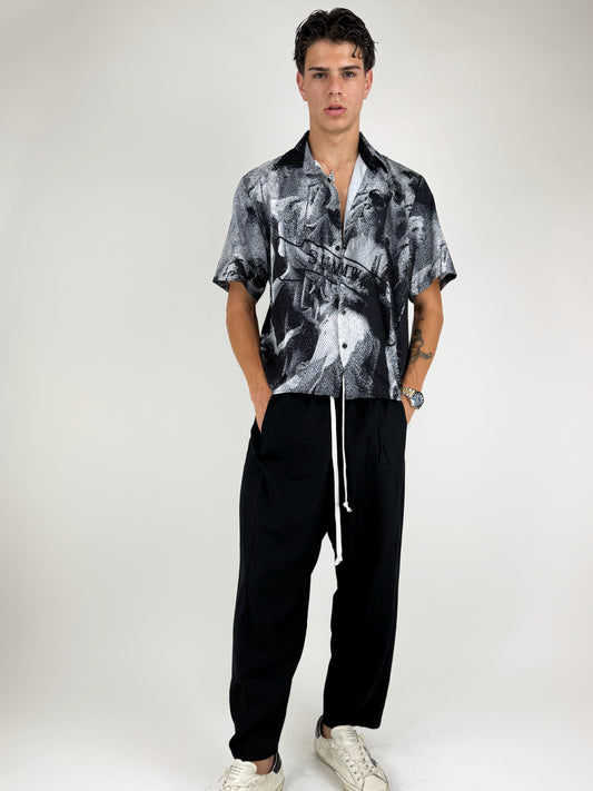 PANTALONI LINO- NERI
