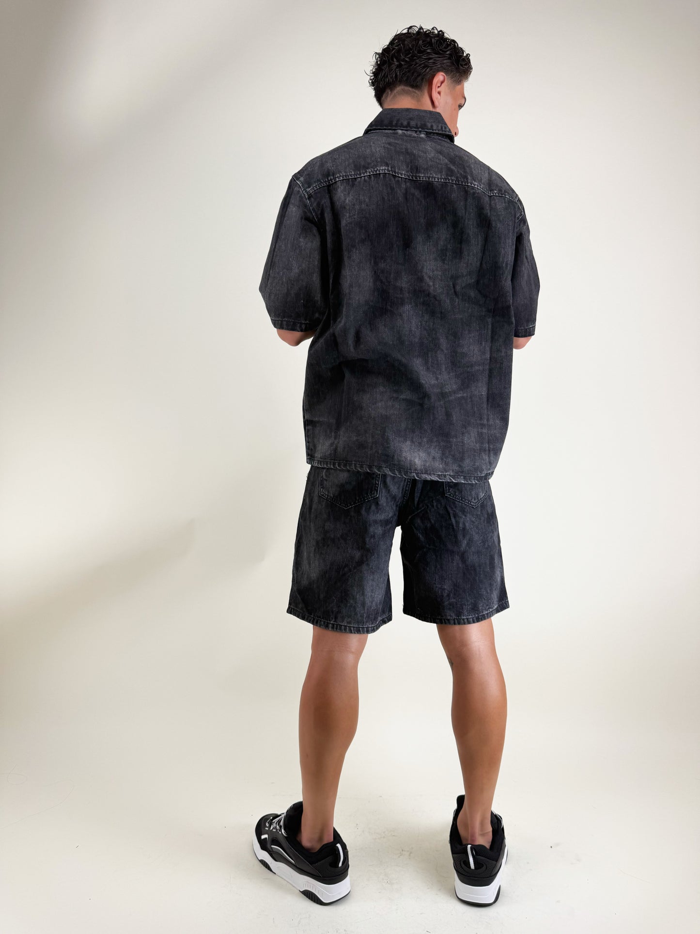 COORDINATO DENIM NERO
