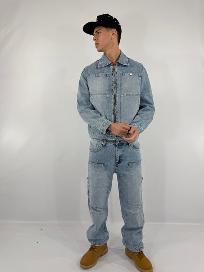 COORDINATO JEANS CHIARO