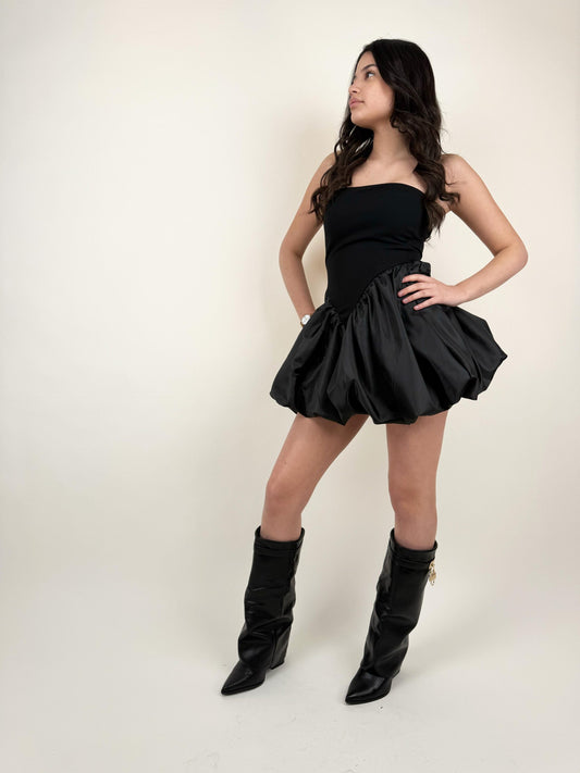 MINI DRESS NERO