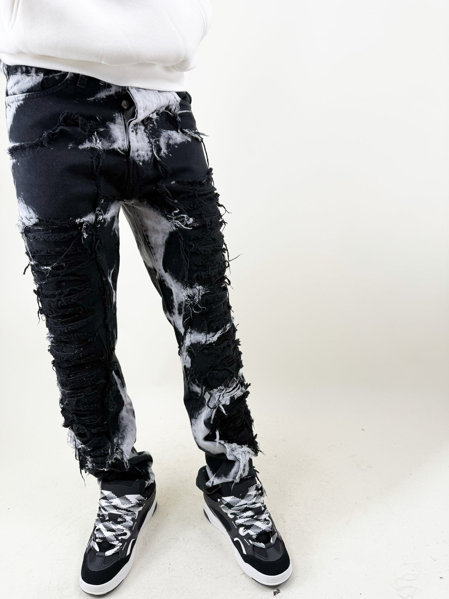 JEANS ACID FRAY