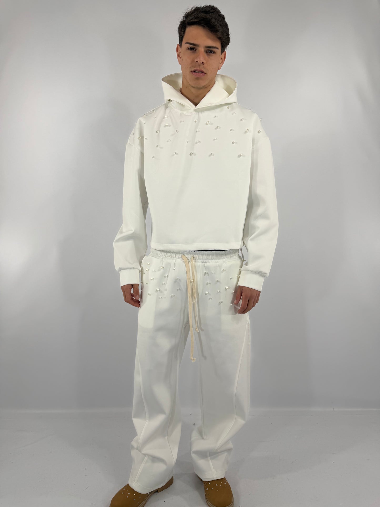 COORDINATO SCUBA PERLE - BIANCO